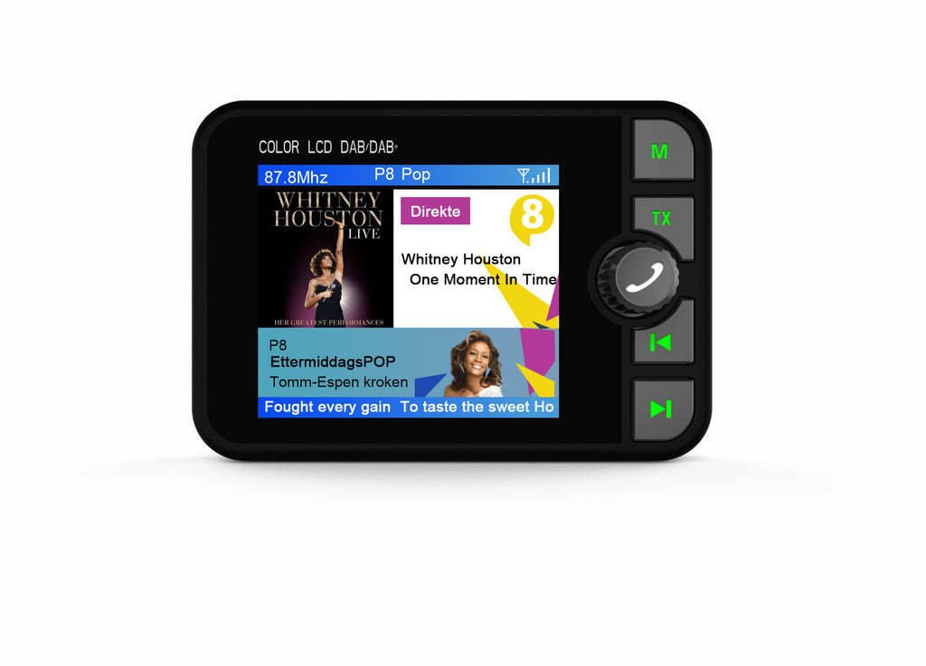 Station européenne écran couleur populaire voiture DAB récepteur numérique Bluetooth MP3 multifonction