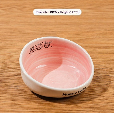Ceramic Bowl Set Elévated Pet Bowls Food Bowl et Water Bowl pour chiens et chats