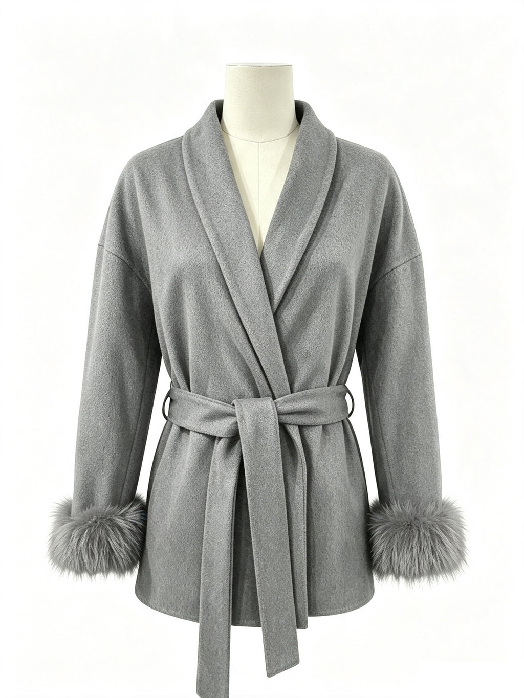 Automne Hiver Manteau de Woolen de style français