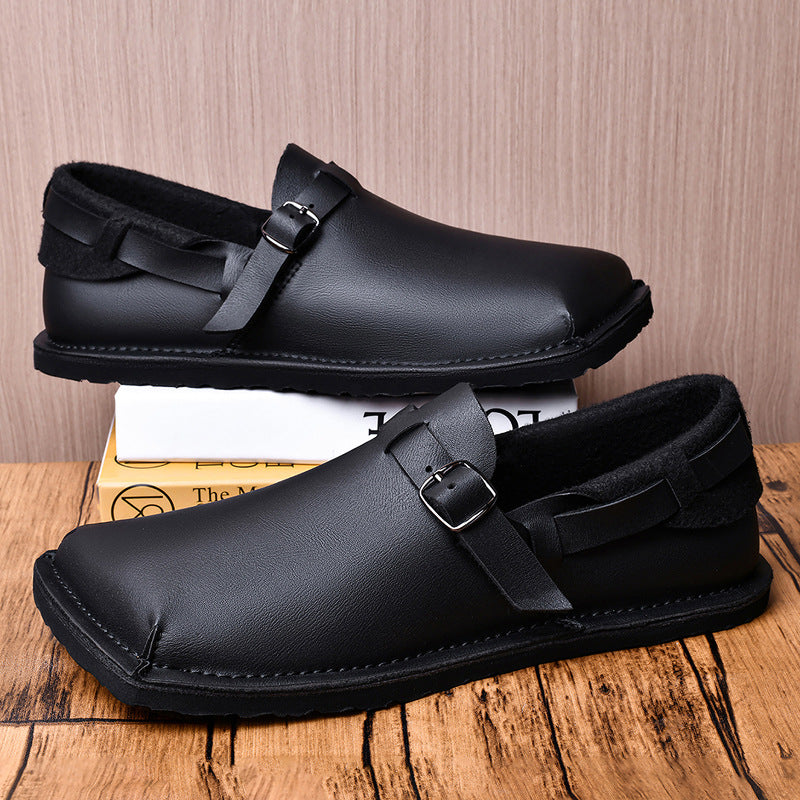 Grande taille Soft-soled Soft-cuir Fashionable Hommes Chaussures en cuir