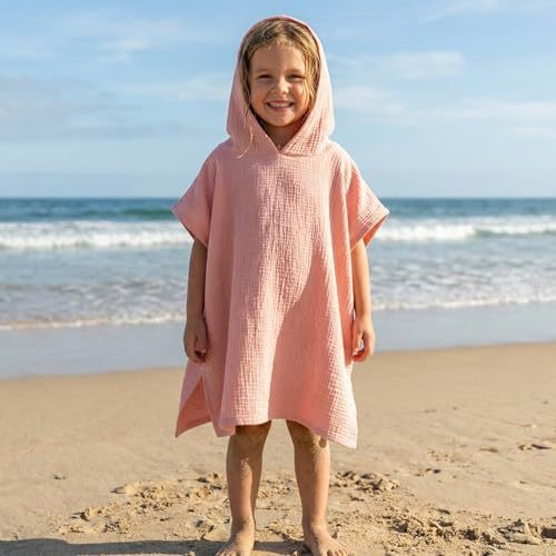 Serviette de plage pour enfants en peignoir de 4 saisons