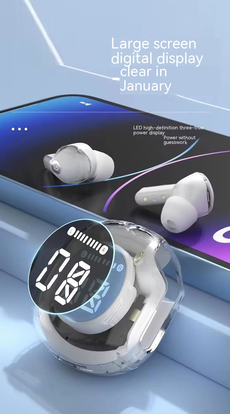 Long-lasting Battery Large Power Digital Display Wireless Bluetooth Headset