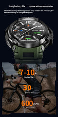Smart Watch Bluetooth-compatible Appel de fréquence cardiaque Pression artérielle Sang Oxygène Sommeil Moni