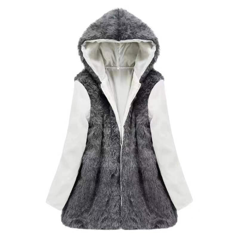 Manteau de coton laine Style mi-long