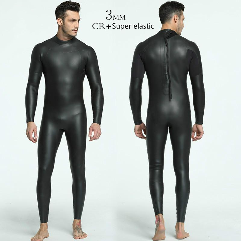 Triathlon homme combinaison humide Hommes chaud et résistant au froid cuir léger combinaison humide hommes
