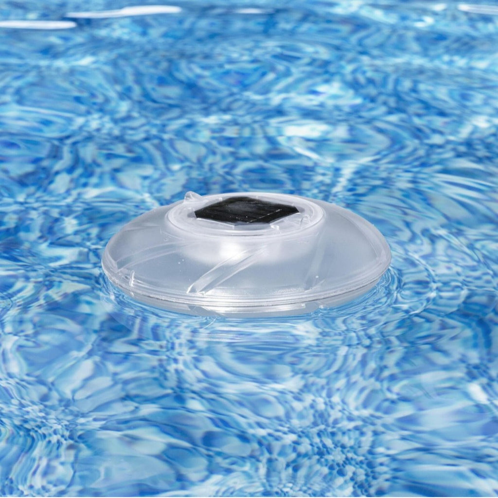 Éclairage extérieur de piscine flottante solaire