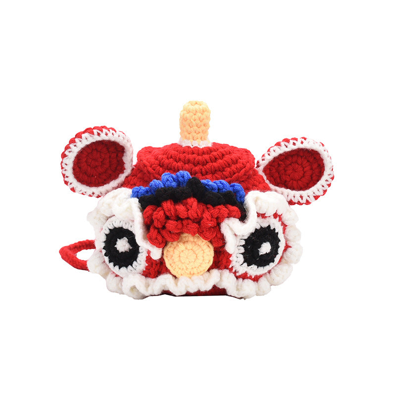 Sac à tambour imprimé Lion rouge - Boîtier de rangement pour instruments de percussion portable avec Fab durable