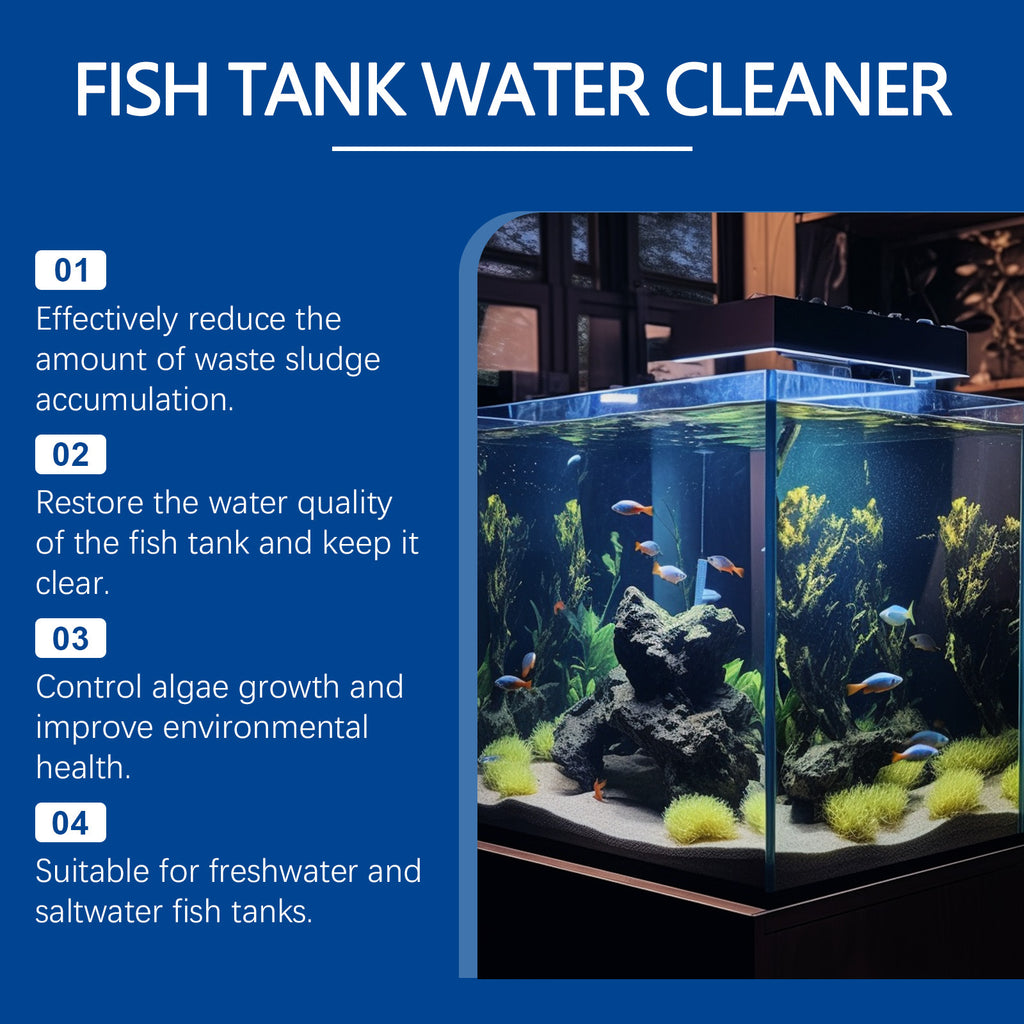 Clarificateur d'eau d'aquarium YEGBONG Nettoie les taies et les boues d'aquarium