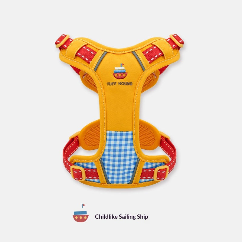 Pet Harness Vest-style Grande laisse de marche Petit à Moyen chien laisse