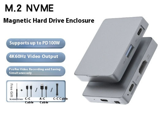 M2 Magnetic Mobile Hard Drive Enclosure