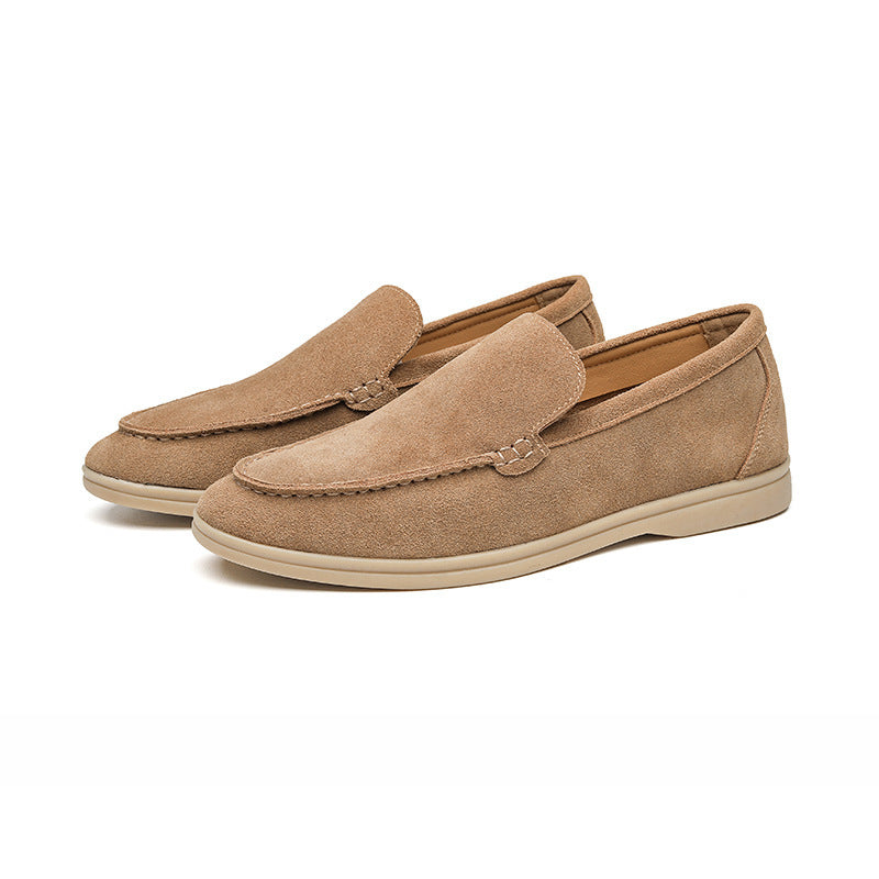 Chaussures vintage Suede style français Bottes de travail en plein air tendance