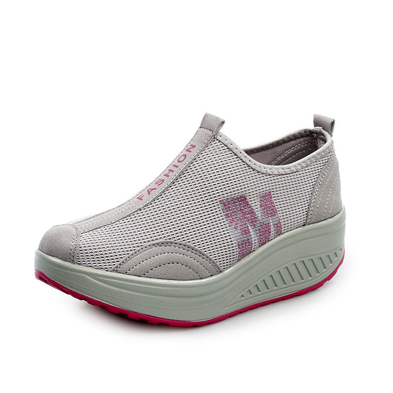Femmes Mode Casual Mesh Platform Platform Sneakers