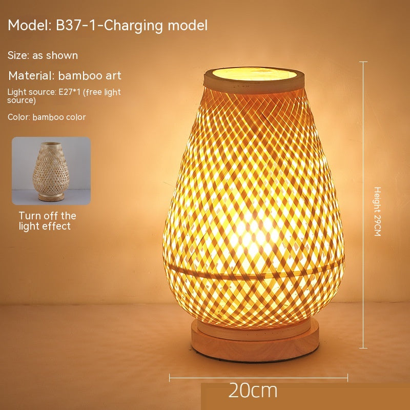 Japon Atmosphère Retro Homestay Bedroom Bedside Lampe