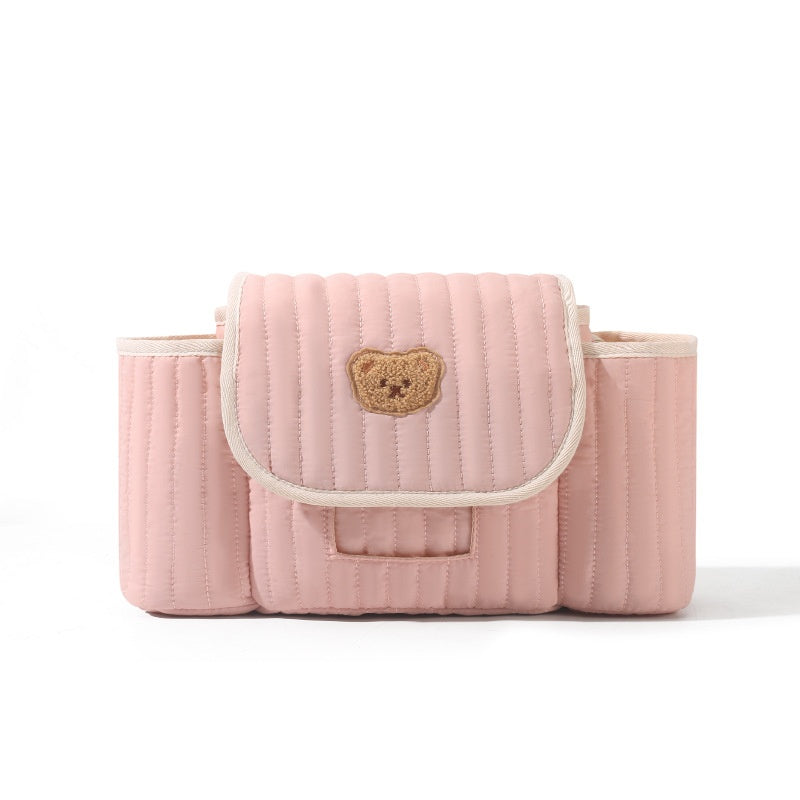 Sac matelassé à fermeture à glissière Sac à poussettes bébé