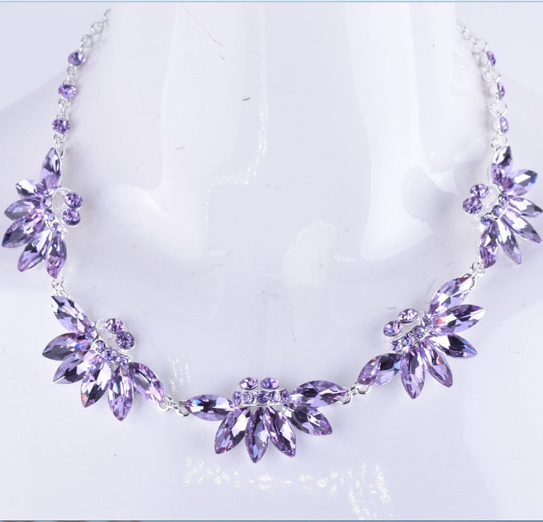 Alliage cristal Fleurs Mariage Cheveux de mariée Ornements