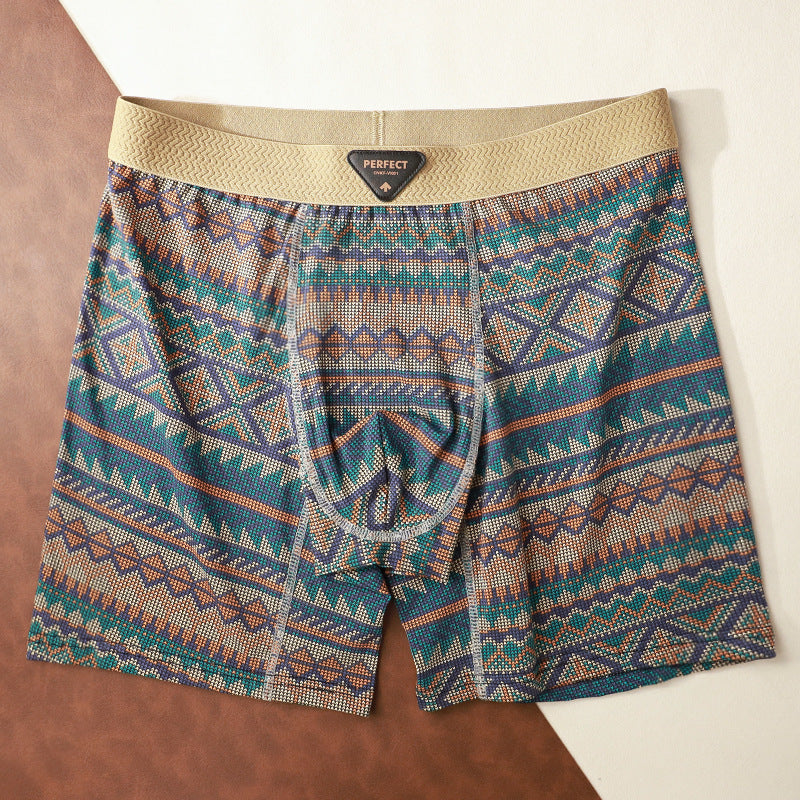 Briefs de Boxer Athlétisme Homme de style ethnique rétro