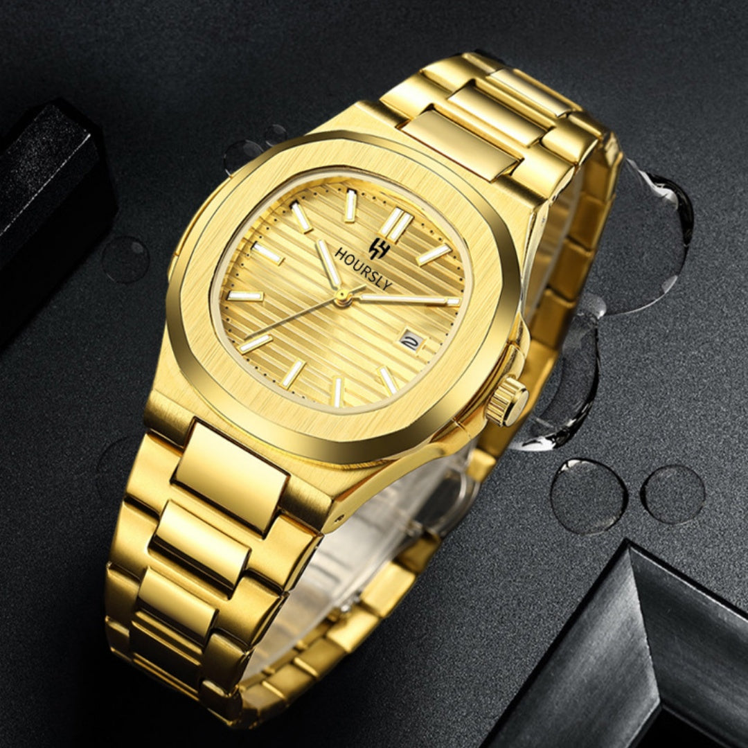 Fashion Premium Business Simplicité Ceinture en acier Quartz Montre homme