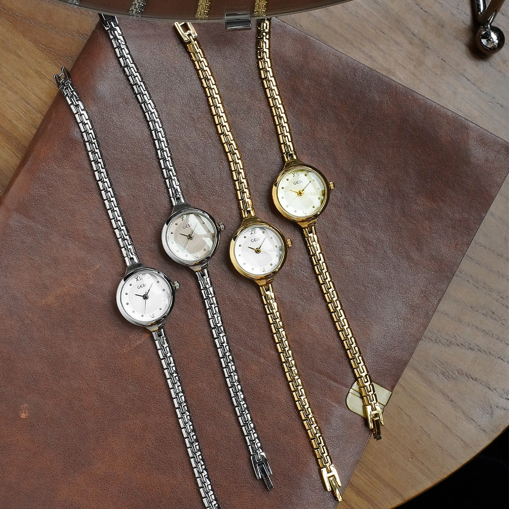 Mi-range léger luxe Niche Quartz bracelet montre avec un polyvalent sophistiqué Compact