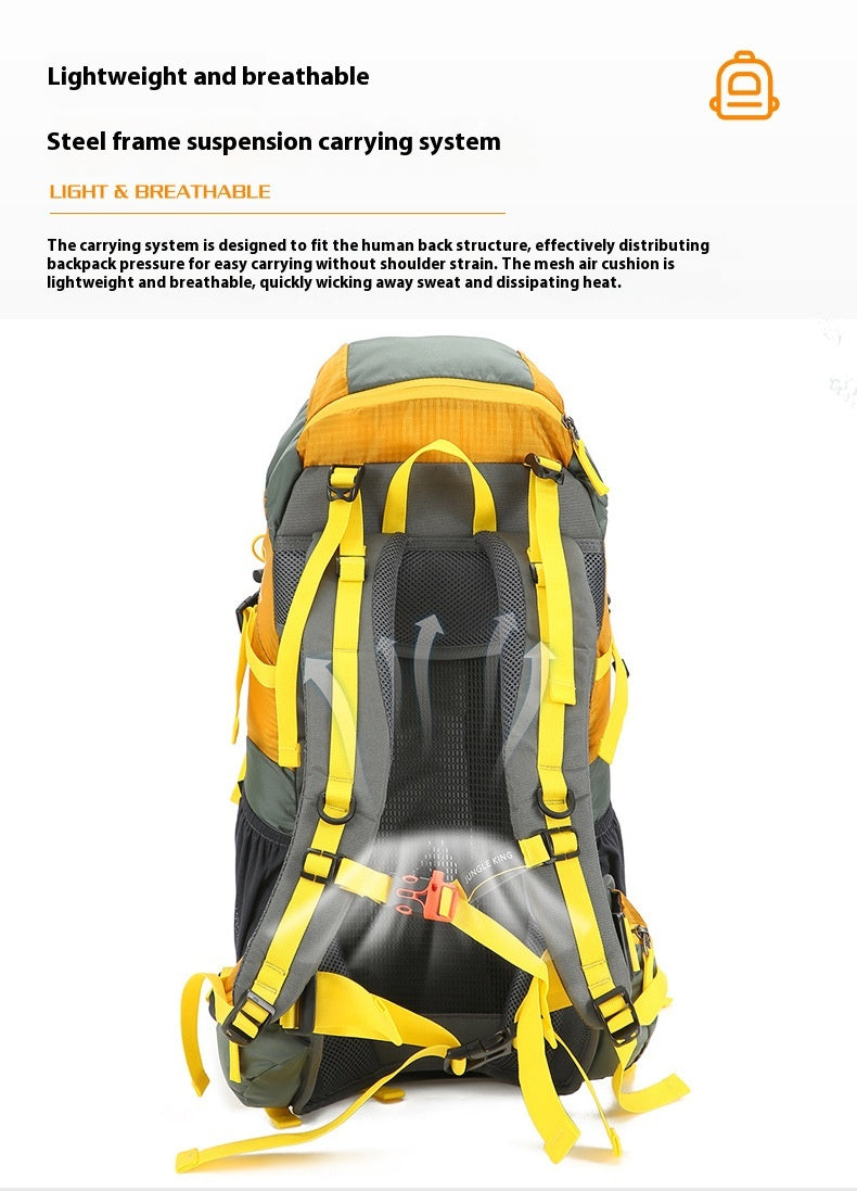 Sac de randonnée en plein air avec grande capacité et pliable