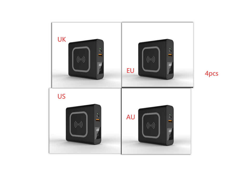 Super QI sans fil charge Trésor PD20W Banque de puissance rapide