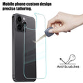 Verre à dos trempé pour téléphone portable