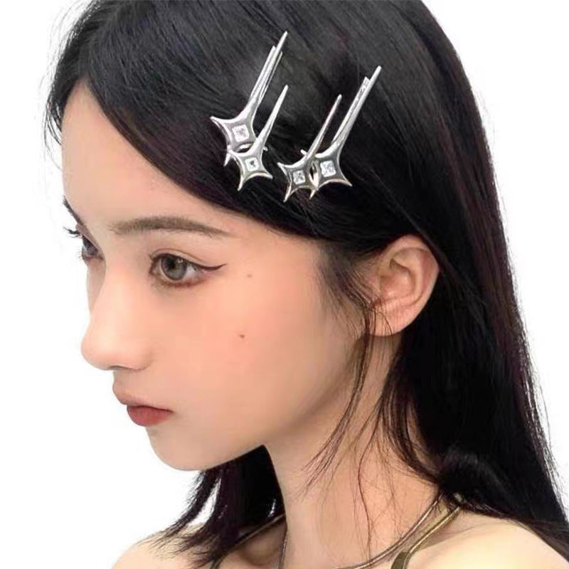 Sweet Cool Girl Y2g Étoile épingle à cheveux Special-interest Design Side Clip