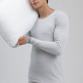 1 Ensemble Hommes Thermique Sous-vêtements ensemble Knit Slim Fit Élégant chaud hiver Base couche froid