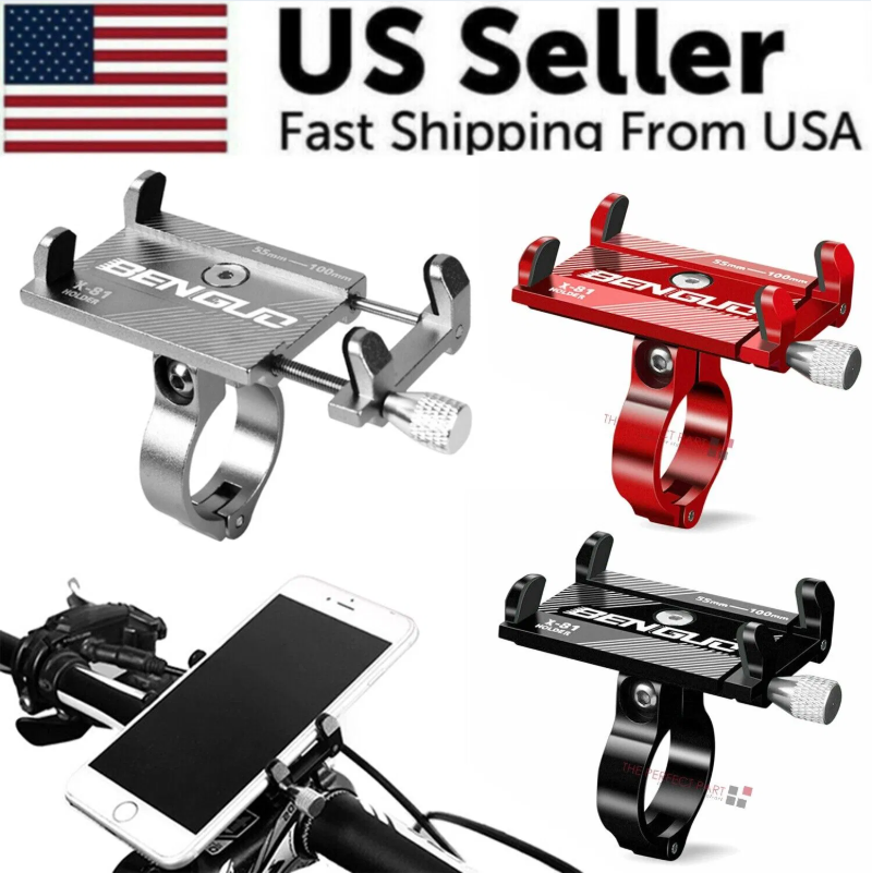 Support de vélo de moto en aluminium pour téléphone portable GPS US