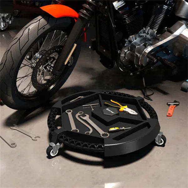 Outil de garage roulant Caddy avec 4 compartiments de rangement et supports magnétiques