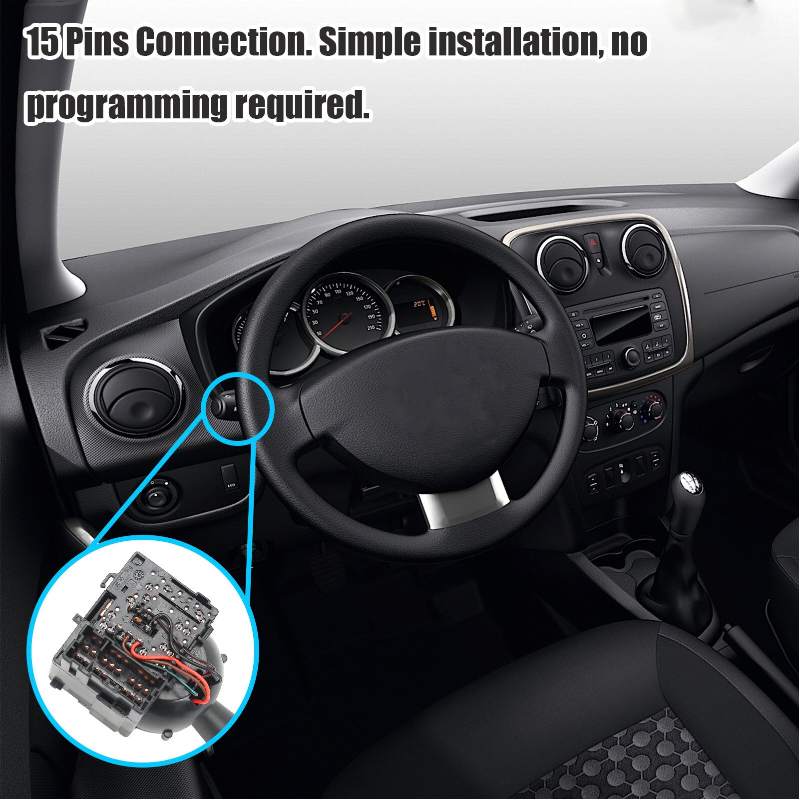 S Indicateur de sorcière Stalk clair 8201167988 Pour Dacia Duster Sandero Logan II Dokker