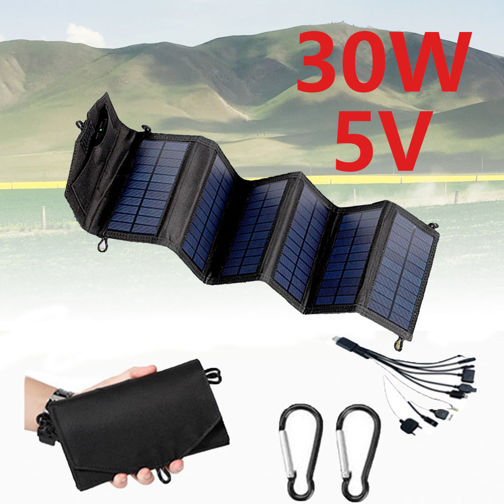 30W Solar Charging Board pliant sac portable