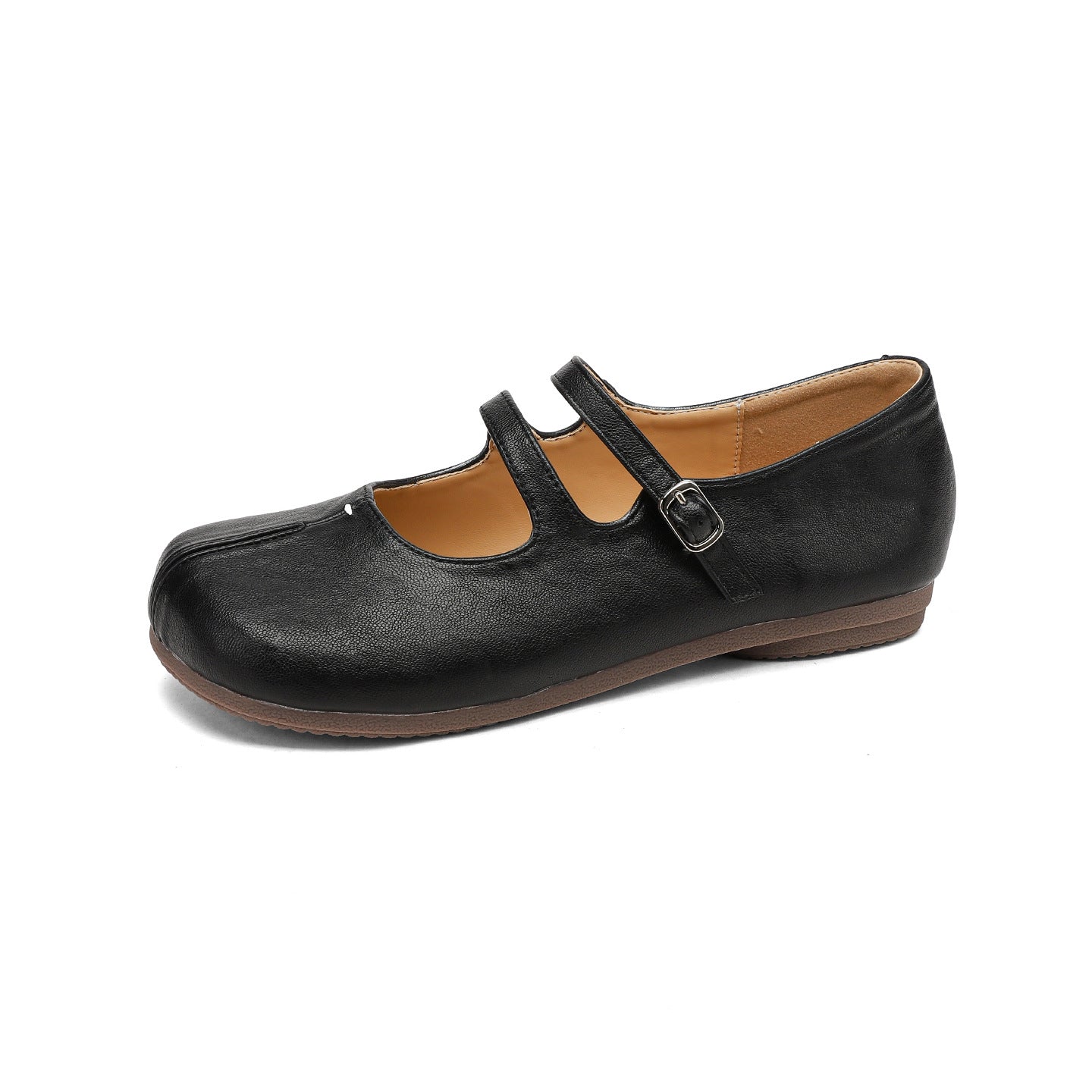 Porcs Trotter en forme de femmes FlatLow coupe monocouche chaussures avec une sangle sur l'intérieur