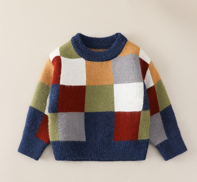 Sweater vintage élégant pour les garçons