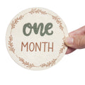 Baby mensuel Milestone Card bois Board