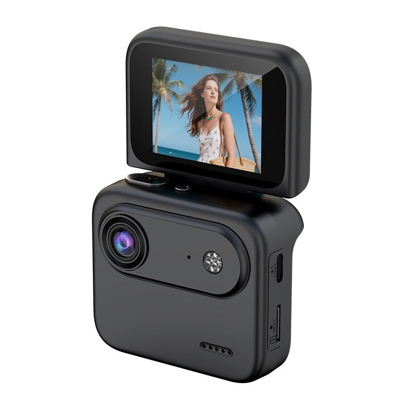 4K HD Action Camera with Chest Mount for Stable Footage While Cycling