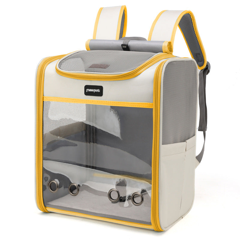 Sac à dos portable pour animaux de compagnie de grande capacité pour usage extérieur