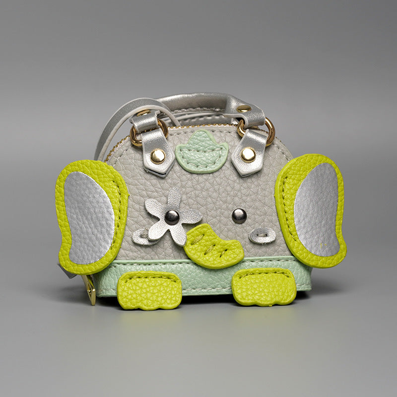 Little Elephant Donkey Accueil Pendentif Petit Sac Mignon Sac Charm Rouge à lèvres Headset Car Keychain