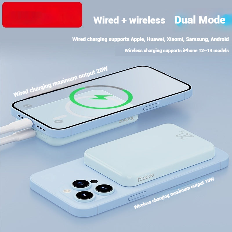 Portable wireless power bank