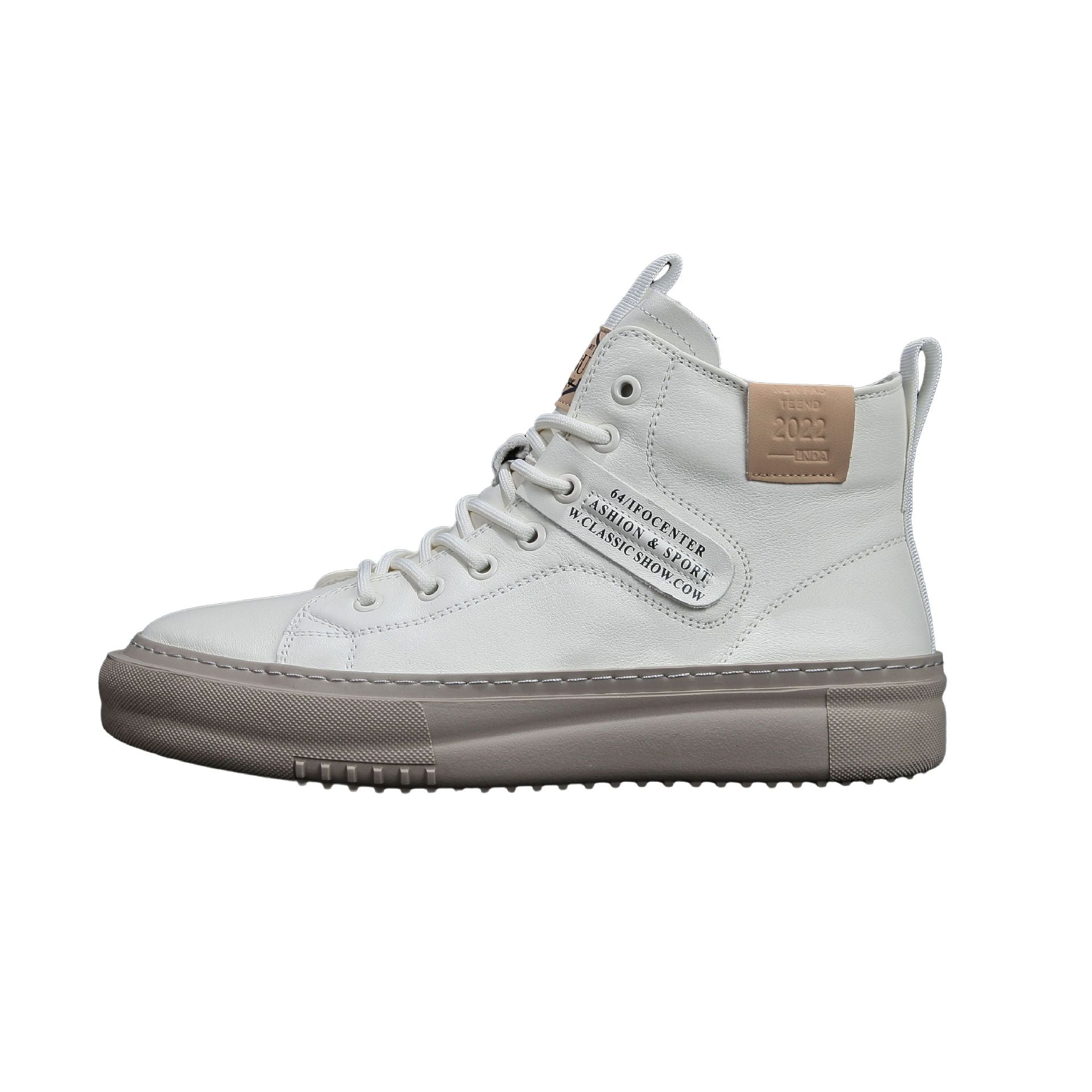 Sneakers blancs polyvalents tout en cuir