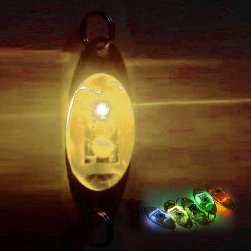 Bouton Batterie Fish Lure Lampe Électronique Lure Lurale Pêche Lure