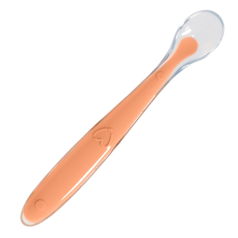 Baby Spoon Silicone avec soupe pour la formation