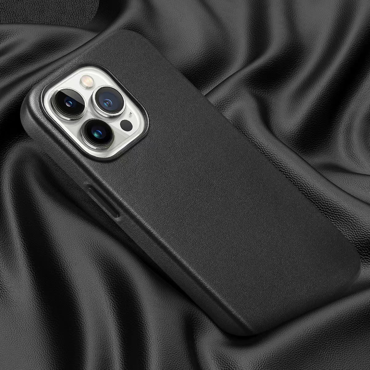 Cas officiel de téléphone de protection magnétique en cuir