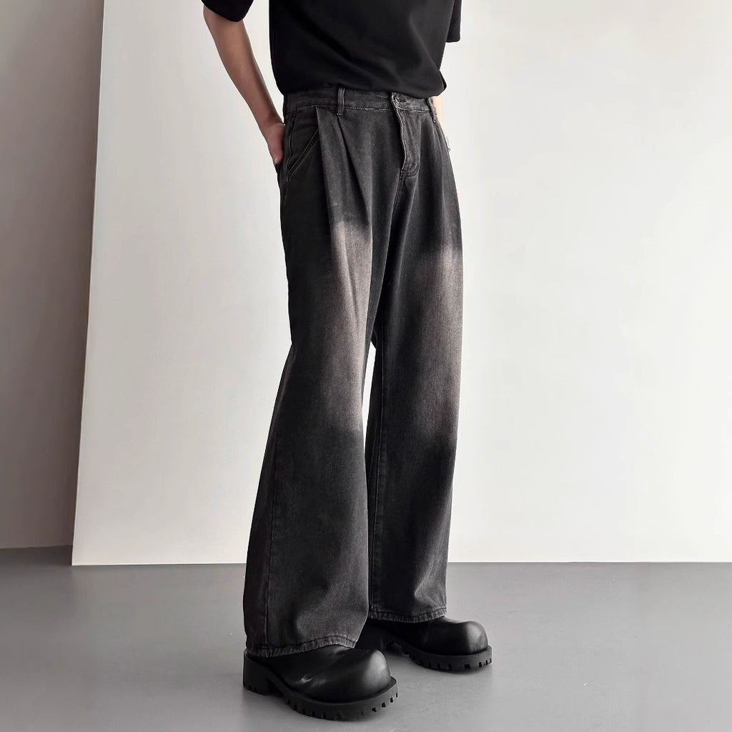 Jeans retro minimalistes haut de gamme pour hommes