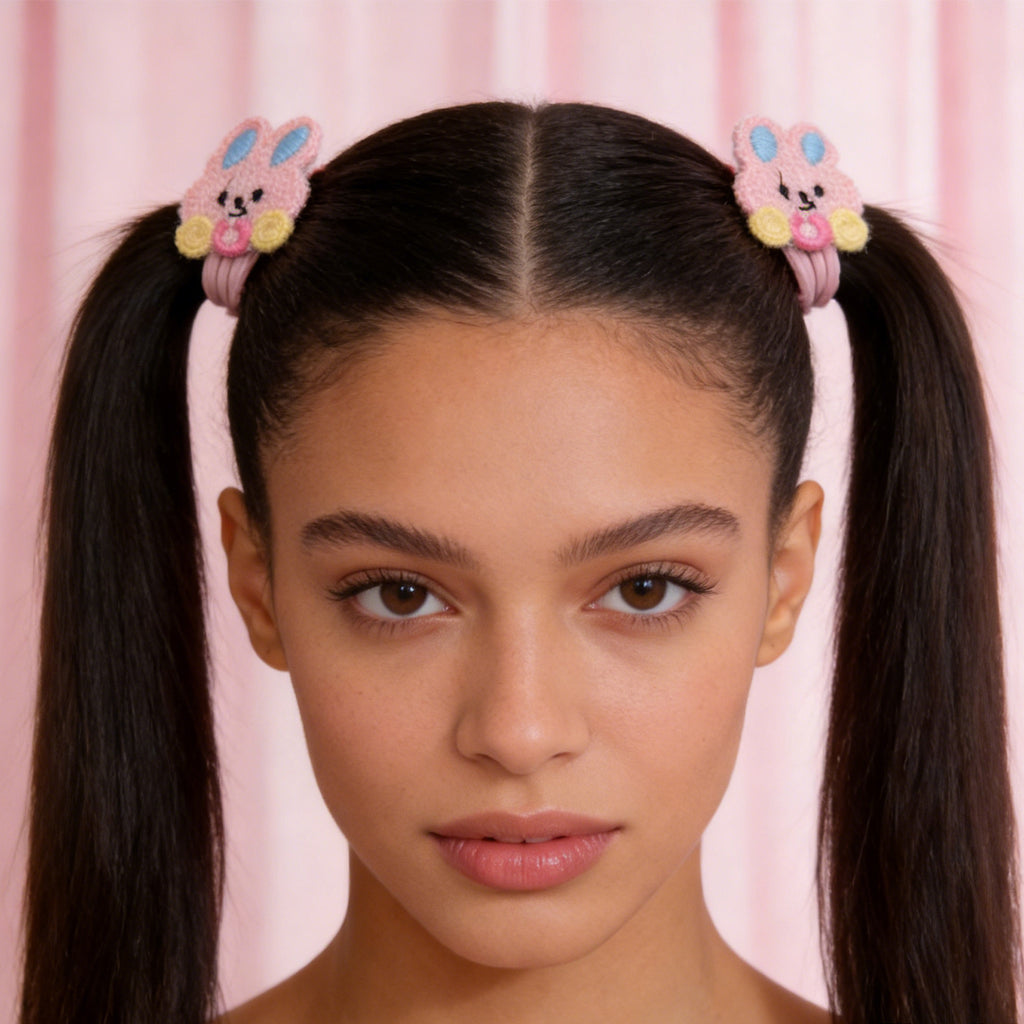 Tricoter les cheveux Bunny Tie-4043