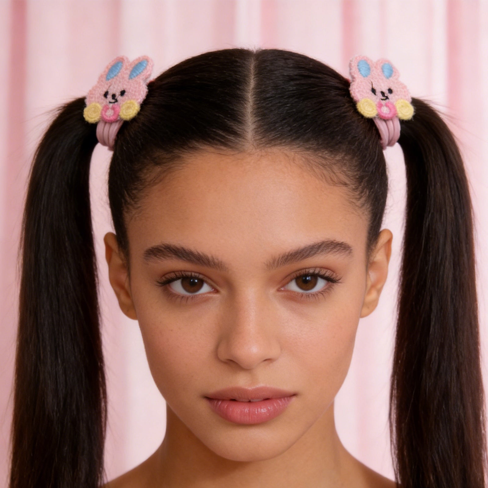 Tricoter les cheveux Bunny Tie-4043