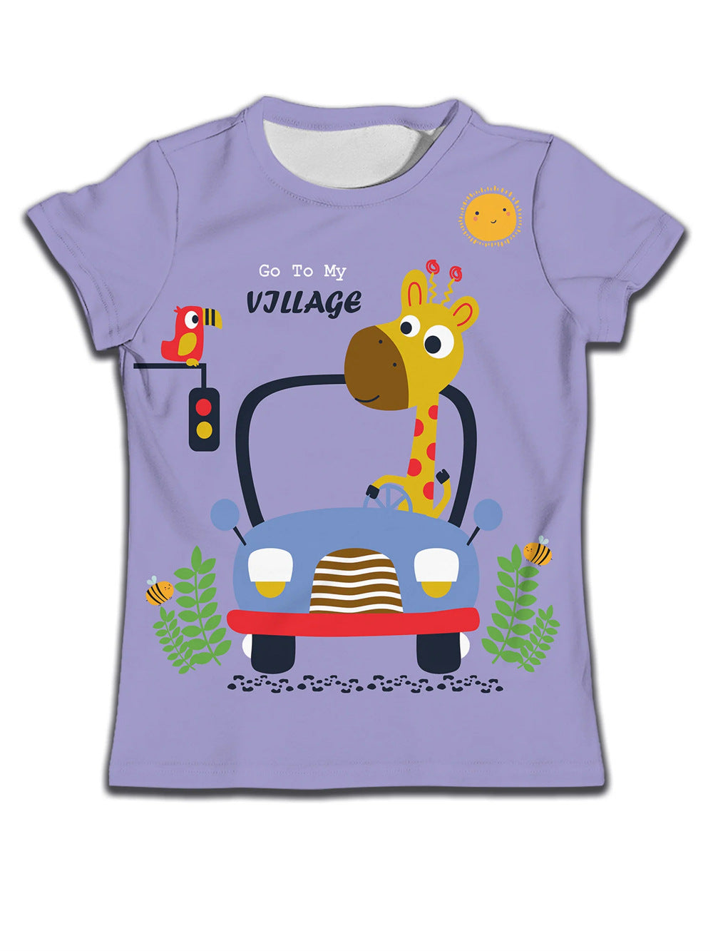 Enfants T-shirt garçon Vêtements Casual Soft T-shirt mignon Cat dessin animé