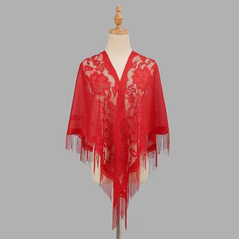 Triangle en dentelle respirante pour femmes avec design floral