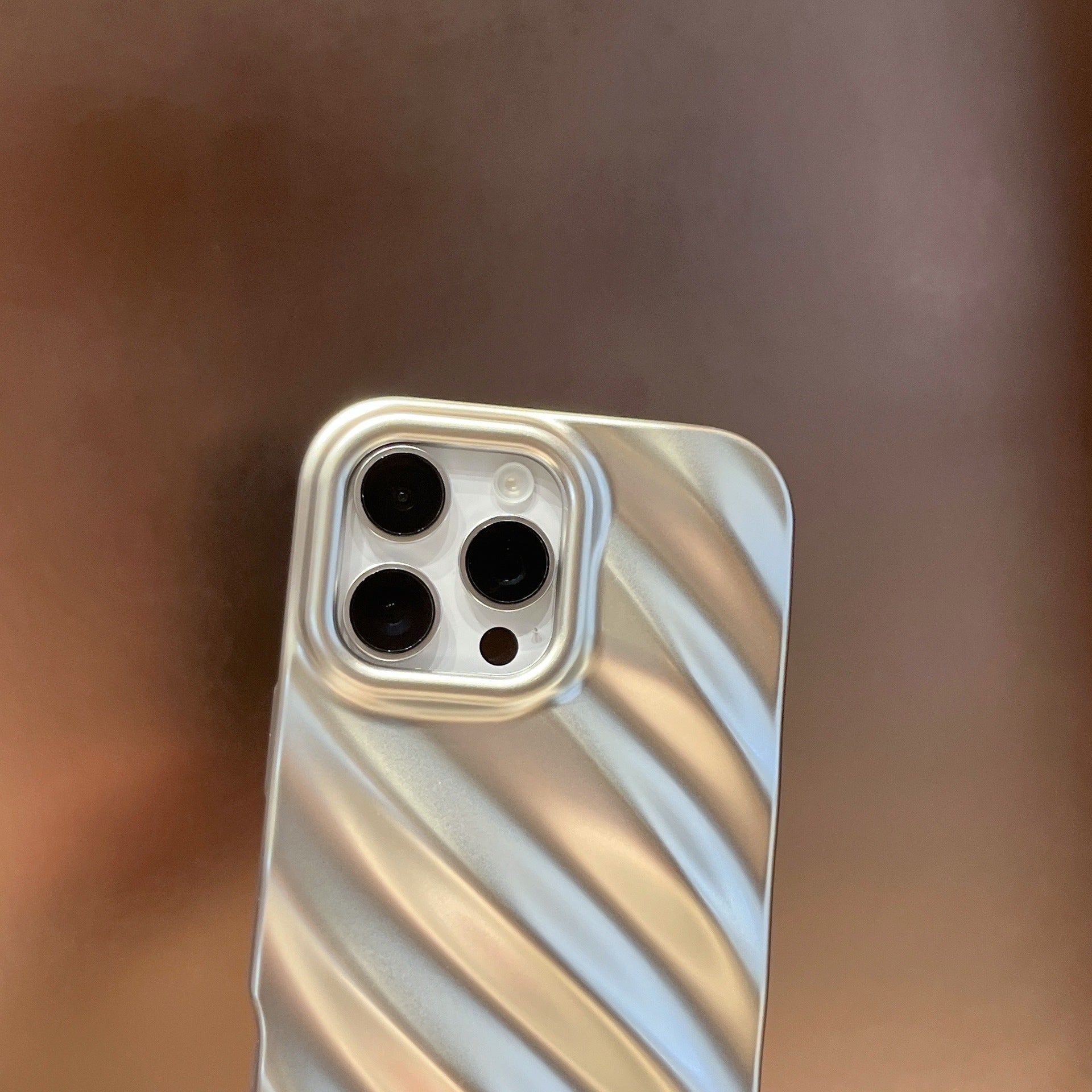 Matte Plating Shell Water Ripple Applicable Mobile Phone Soft Case