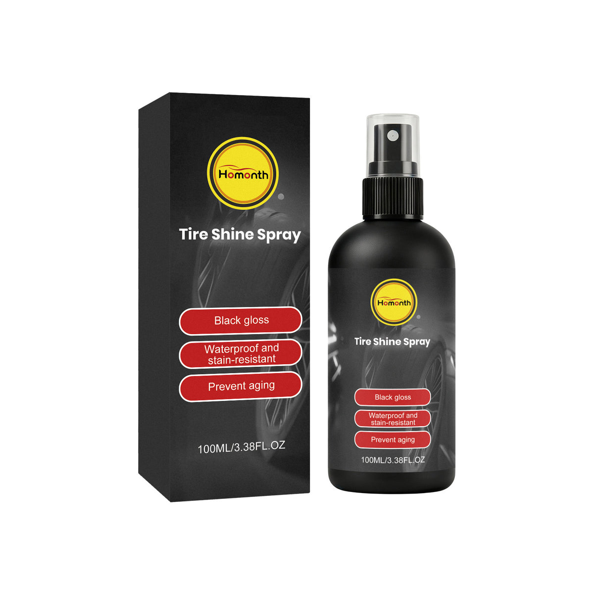 Vaporisateur de brillance des pneus