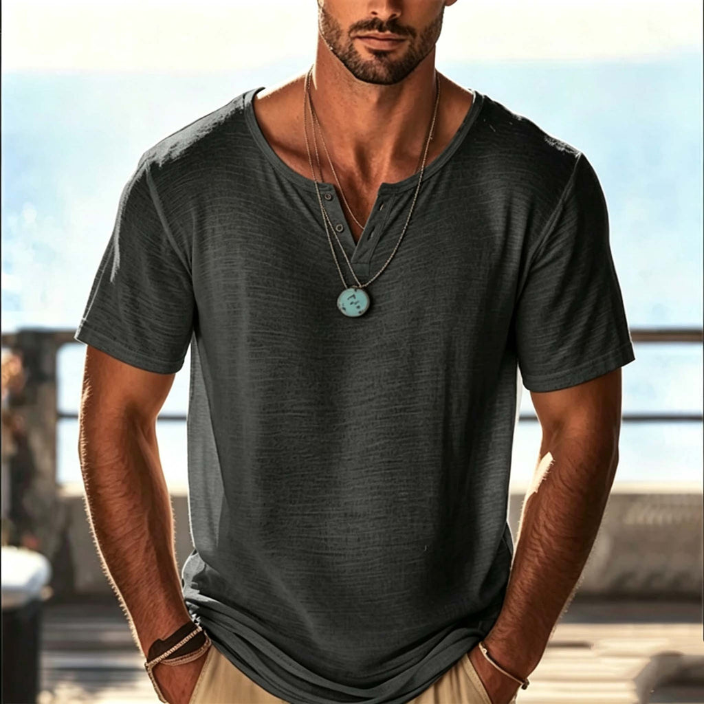 Vêtements multicolores pour hommes d'été à manches courtes